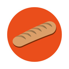 bread fresh bakery icon vector illustration graphic design