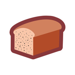 bread fresh bakery icon vector illustration graphic design