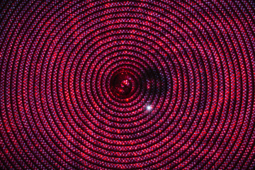 sparkle in a a red spiral background