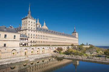 Fototapeta na wymiar Royal monastery of San Lorenzo de El Escorial, Madrid, Spain.