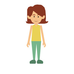 woman cartoon icon image vector illustration design 
