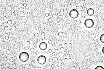 Beads - detail of the water drops