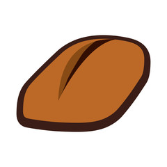 Obraz premium bread fresh bakery icon vector illustration graphic design