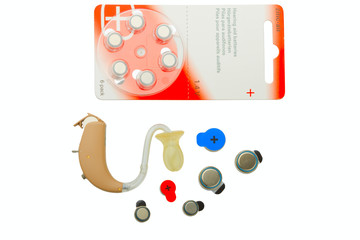 hearing aid and batteries
