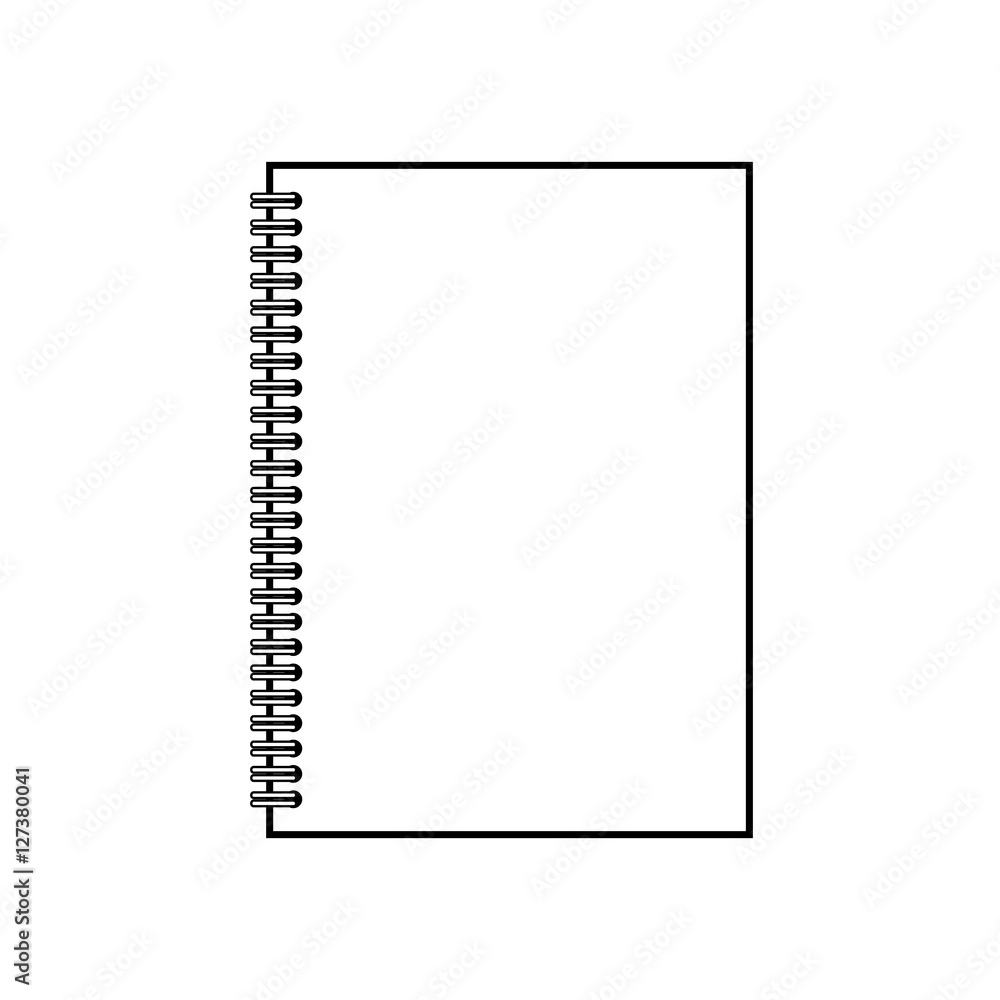 Poster note paper object icon vector illustration graphic design
