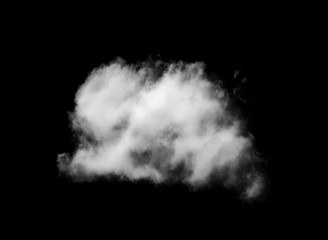 Fototapeta na wymiar clouds on black background