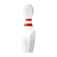 isolated bowling pin icon vector illustration graphic design