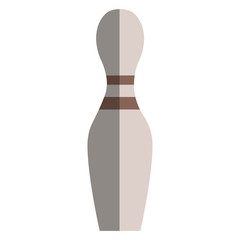 isolated bowling pin icon vector illustration graphic design