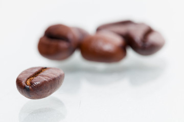 Macro coffee beans