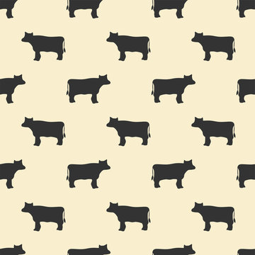 seamless cow pattern