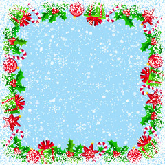 Christmas Background with border