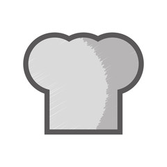 isolated chef hat icon vector illustration graphic design