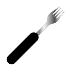 isolated fork cutlery icon vector illustration graphic design