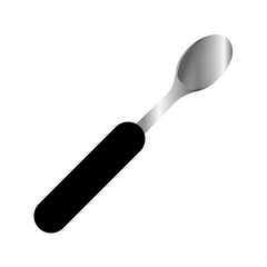 kitchen spoon utensil icon vector illustration graphic design