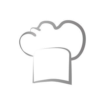 isolated chef hat icon vector illustration graphic design