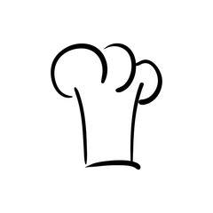 isolated chef hat icon vector illustration graphic design