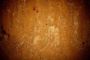 Texture of an metal surface with cracked paint vignette
