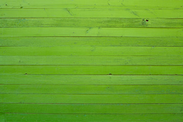 Bright green wood structure as a background texture - 127390882