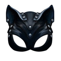 hat cat ladies leather 