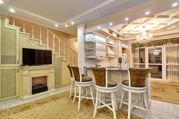 kitchen living room