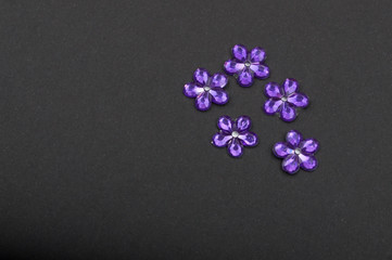 Decoro Natale a forma di fiore brillante