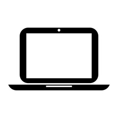 Laptop computer technology icon vector illustration design