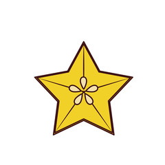 Delicious fruit icon vector illustration design