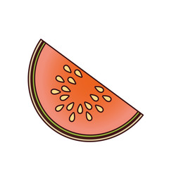Delicious melon fruit icon vector illustration design