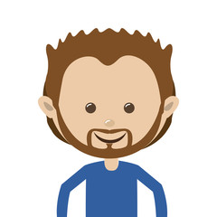 man character icon image vector illustration design 