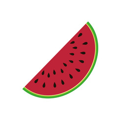 Delicious watermelon fruit icon vector illustration design
