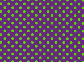 Purple and Green Polka Dot Background