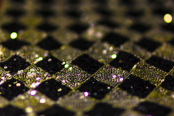 A pattern of vibrant sequins