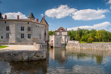 Naklejka na ściany i meble Chateau de la Brede, Bordeaux