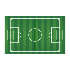 football soccer field icon image vector illustration design 