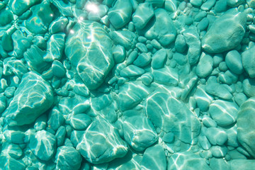 Background of rocky sea bed.