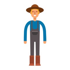 Farmers vector illustration