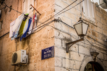 South Europe architecture - historic building elevation