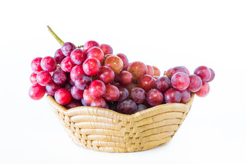 Grape in a fruit tray