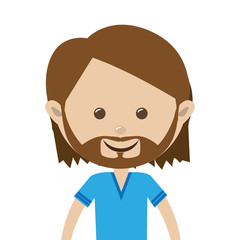 man character icon image vector illustration design 