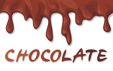 melting chocolate background