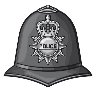 british police helmet (bobby cap)