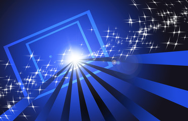 Obraz premium Abstract background in blue and black