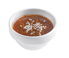 sauce dressing isolated on white background