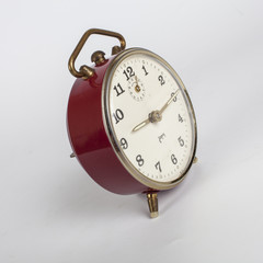 Image vintage. Ancien réveil Japy, mécanique, déco vintage année 50, french antique clock