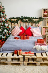Christmas interior country style