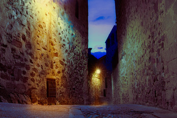 Caceres monumental city Extremadura Spain