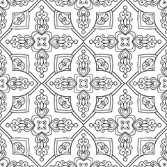 Seamless ornamental pattern.