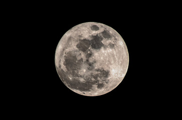 Obraz na płótnie Canvas Full moon