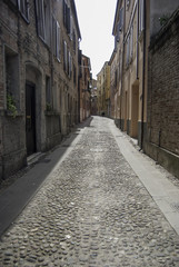 Fototapeta na wymiar Street scenes in Italian - Italian cityscape