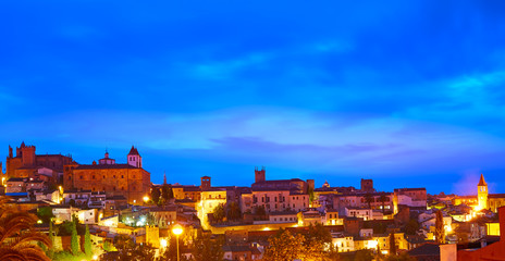Obraz premium Caceres skyline in Extremadura of Spain